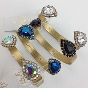 LOREN HOPE Sarra Crystal Cuff BRACELET